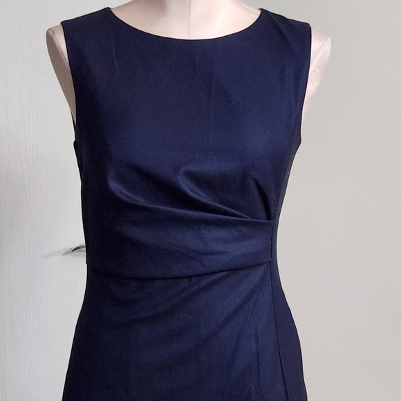 MaxMara Arley Side Pleat Wool Blend Dress - Picture 5 of 12